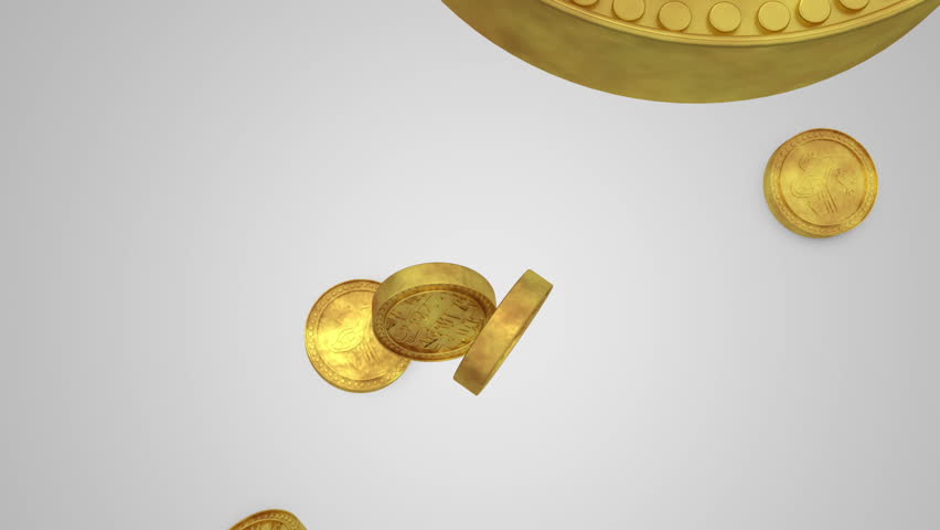 Computer Generated Gold coins... (on the front and back,the coins depict