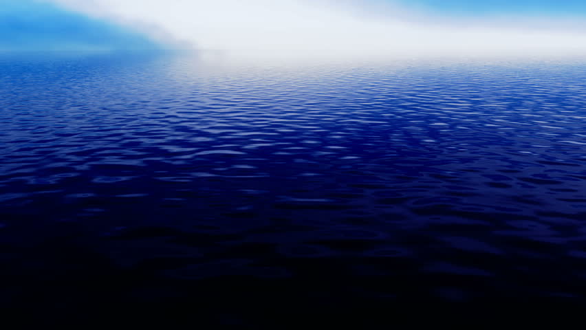 Flight over the ocean... (Computer Generated Animation) / 