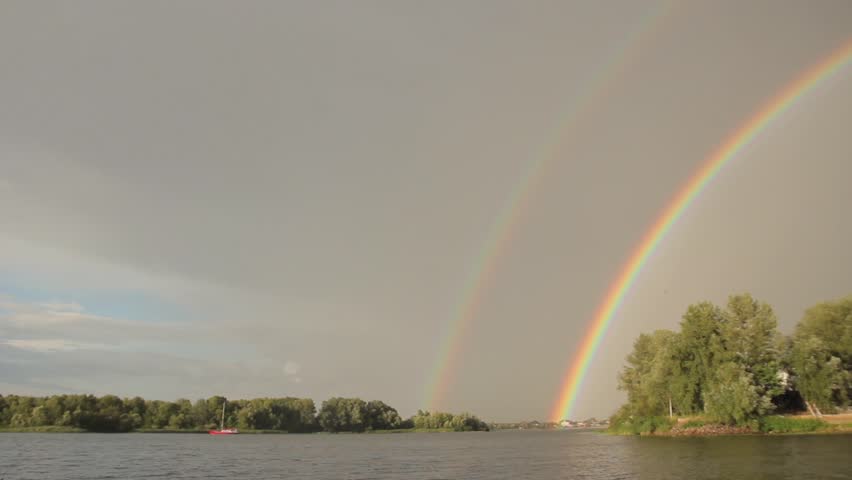 Big rainbow after the rain
