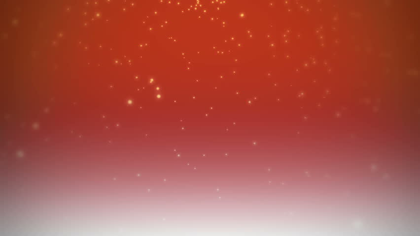 Snow falling on red background