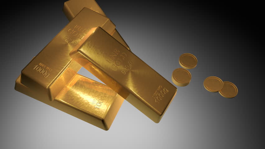 Computer Generated Gold bars