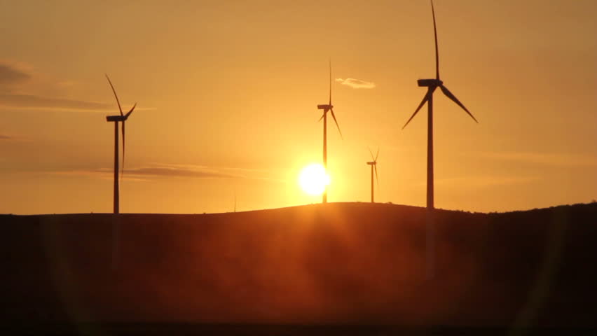 Wind Turbine at sunset...
