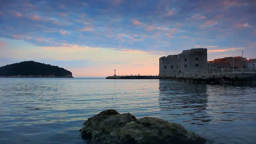 Dubrovnik old town harbor port 