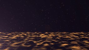 Gold Event Background. Loop animation