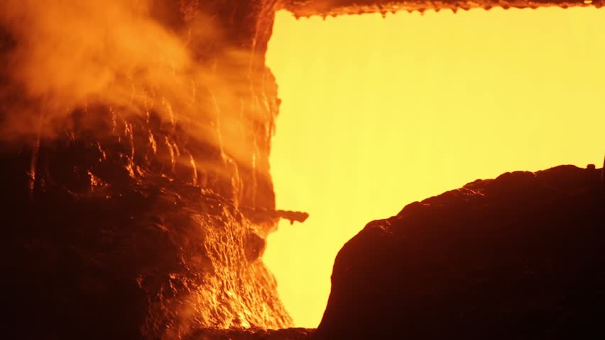 Steel foundry Royalty-Free Stock Footage #24228325