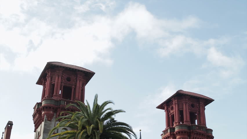 The historic city hall building in St. Augustine, Florida, USA. City Hall and the Lightner Museum are located in an old building which was built in 1888 and originally used as a hotel.