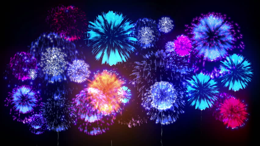 4k Firework Background Colorful Fireckrackers Stock Footage Video 100 Royalty Free Shutterstock