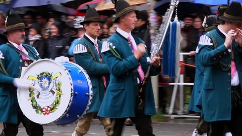 Traditional opening parade, Oktoberfest, Munich beer festival, Bavaria, Germany, Europe, 20. September 2014