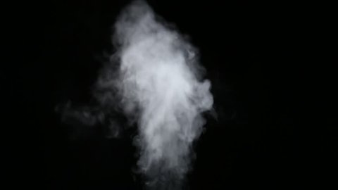 下から上の黒い背景に煙を発生透明にするには 合成モードの画面を使用します の動画素材 ロイヤリティフリー Shutterstock