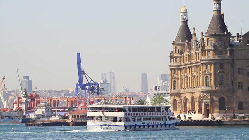 ISTANBUL - SEPTEMBER 10: Haydarpasa Pier and Train Station on September 10, 2011