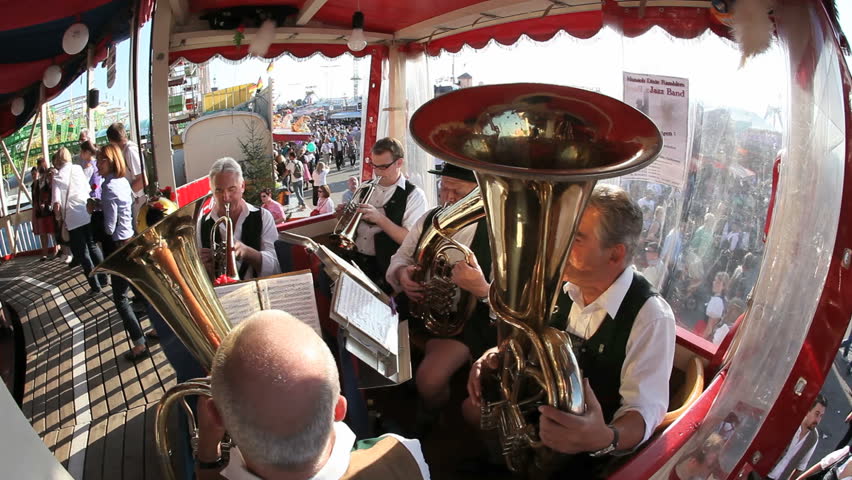 MUNICH - SEP 23: A slow Carousel at the Oktoberfest on September 23, 2011 in