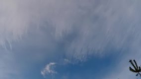 Clouds in the sky timelapse