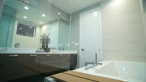 Bathroom range master bedroom. Modern bathroom in a new house