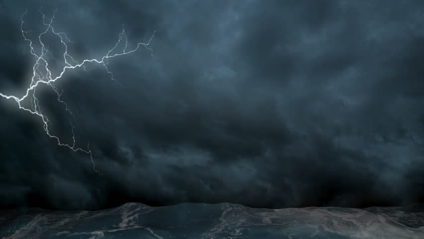 Sea Huge Dark Storm Clouds Stock Footage Video 100 Royalty Free Shutterstock