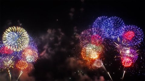 Multiple fireworks