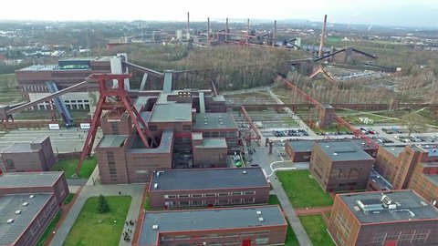 The Zollverein Coal Mine Industrial Complex in Essen, Germany