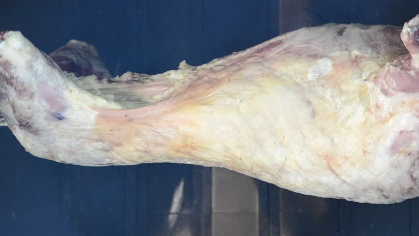 Ram on a spit.
