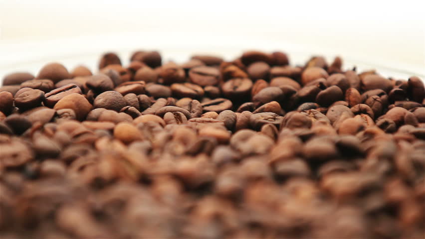 Coffee beans background rotation