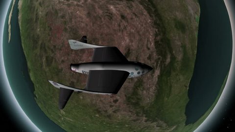 high-altitude research rocket animation, designed for sub-orbital flights.
HD