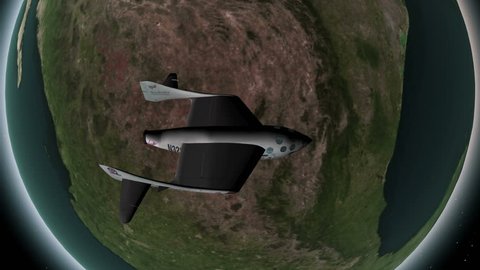 high-altitude research rocket animation, designed for sub-orbital flights.
4K UHD