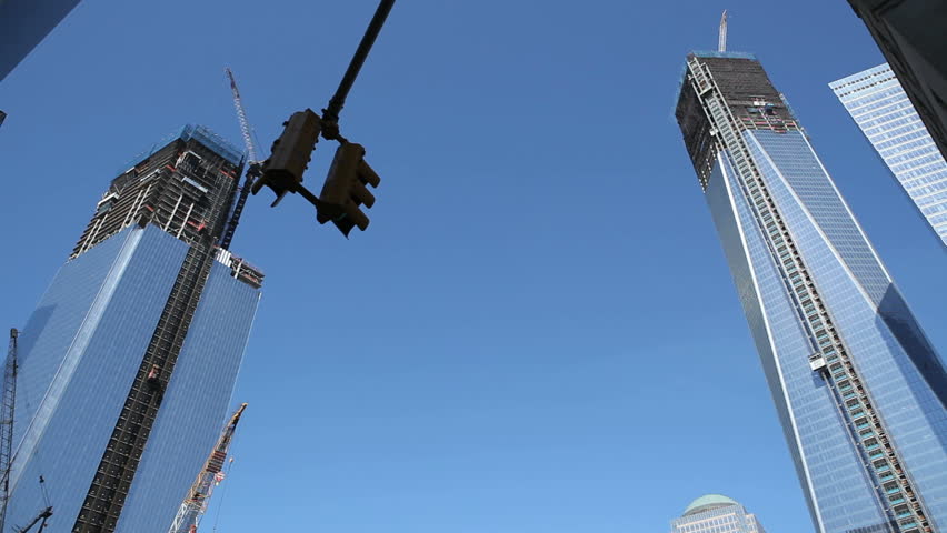 NEW YORK CITY - JUN 15: Construction on One World Trade Center (formerly 