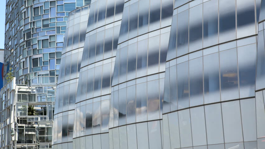 NEW YORK CITY - JUN 15: Close-Up Time Lapse of a modern architecture office