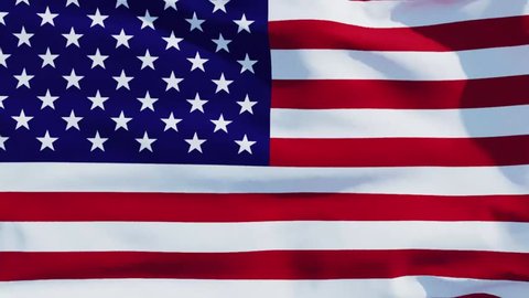 US Flag. 3D rendering.