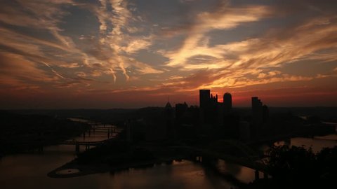 Epic Cloudlapse Time Lapse Pittsburgh Sunset Sunrise 4K
