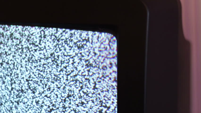 Old Tv Static Snow On Screen Stock Footage Video 100 Royalty Free