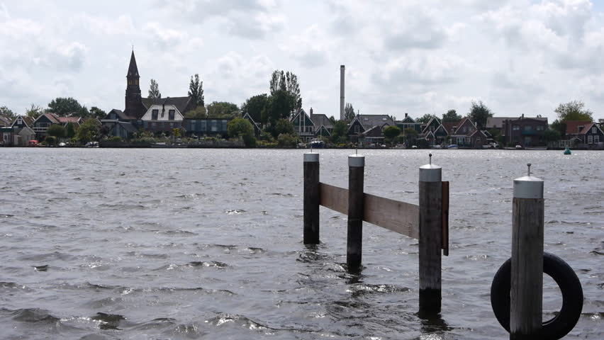 Landscape of the Zaan in the Netherlands