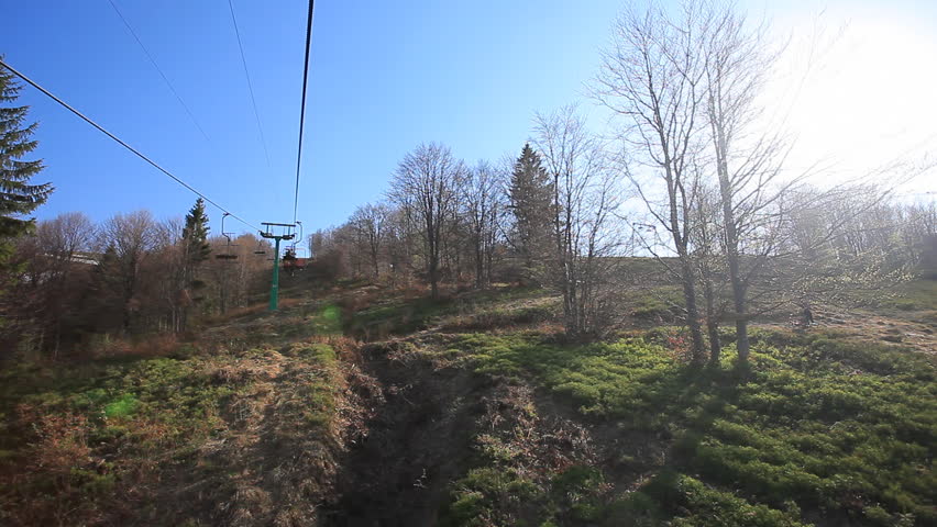 Mountain chairlift
