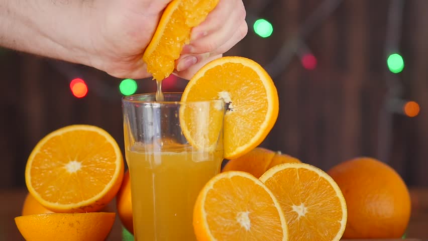 hand squeezed orange juice