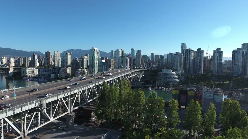 Vancouver Downtown, Aerial View -  Canada