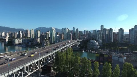 Vancouver Downtown, Aerial View -  Canada