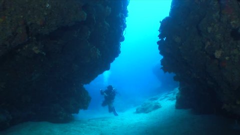 Secluded Secret Ocean Cave During Low Stock Photo 1392990344 | Shutterstock