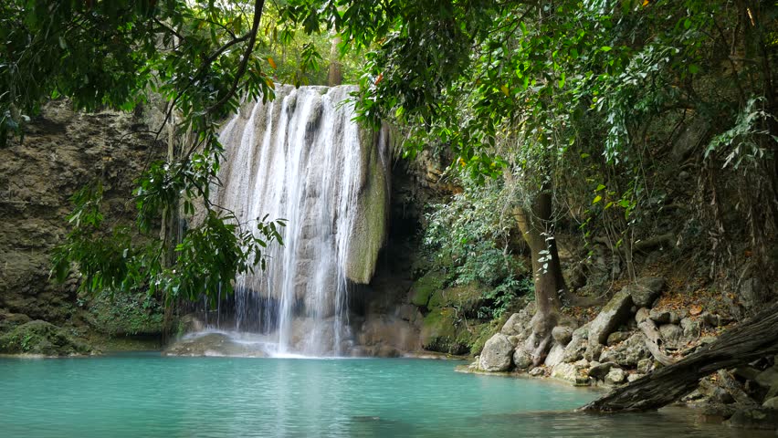 ain kor waterfalls salalah Stock Footage Video (100% Royalty-free ...