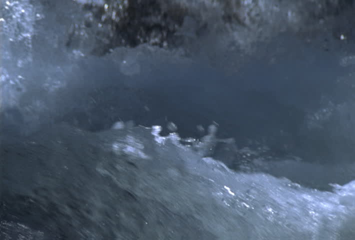 Close-up of clear water rapids