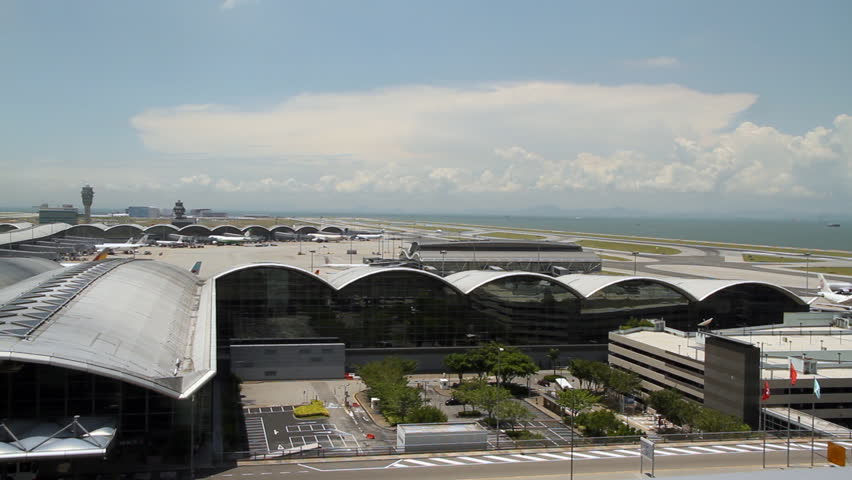 HONG KONG - AUGUST 27: Hong Kong International Airport on August 27, 2010 in