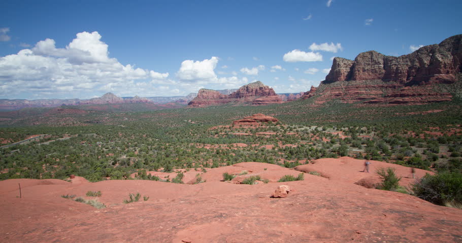Panning & Sliding Time Lapse from Bell Rock in Sedona, AZ