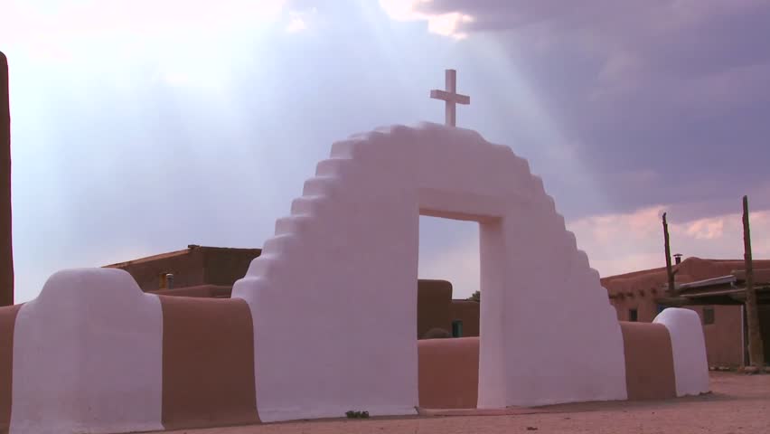 San Geronimo church at Taos Pueblo, New Mexico