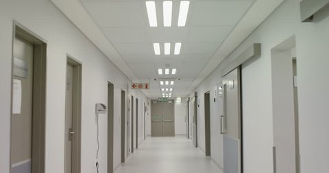 Empty Hallway Of A Hospital Video Stock 100 Livre De Direitos 24395843 Shutterstock
