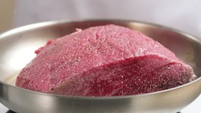 Sealing joint of beef on both sides