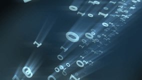 Animated binary bits and bytes computer numbers particles. 3D rendering 4K - Powered by Shutterstock - Get 15% off with code: PIKWIZARD15