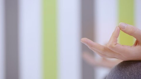 Meditation Fingers Pose Of Knowledge Stock Footage Video 100 Royalty Free Shutterstock