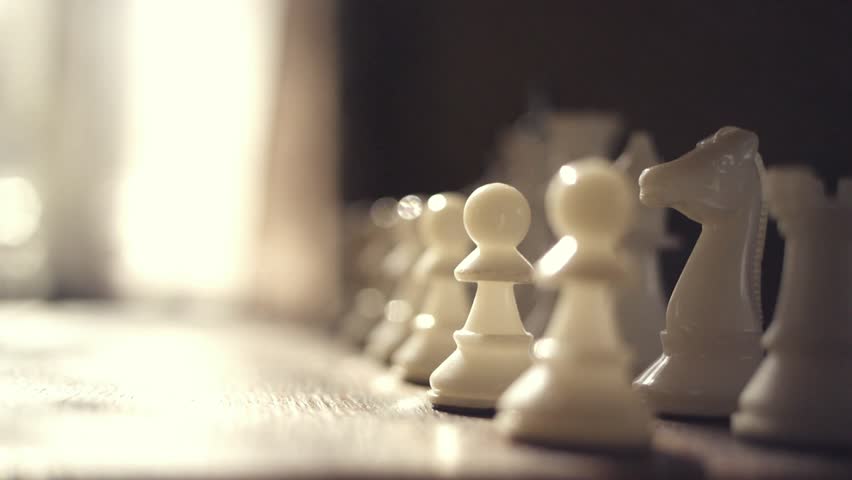 Chess,  Make the first move Royalty-Free Stock Footage #24486968
