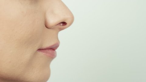 Perfect female body naked waist Stock Video Footage - 4K and HD Video