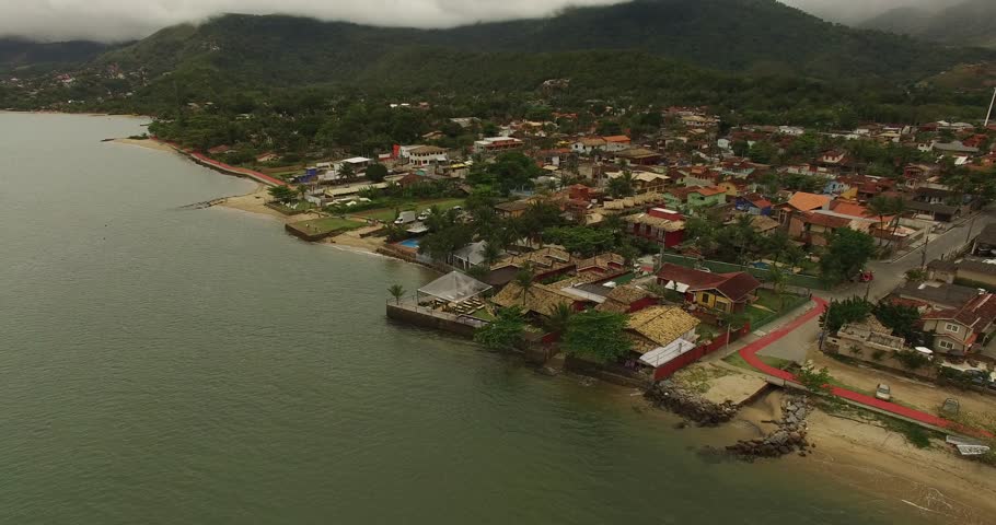 Aerial View of Ilhabela, Sao Paulo, Brazil
