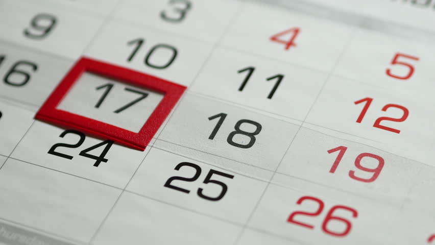 18 Day In A Calendar