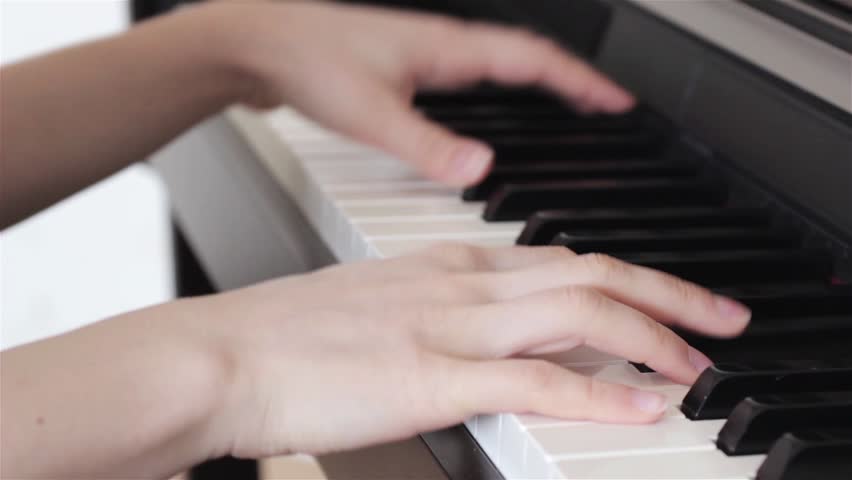 Play Piano Close Up Of Stock Footage Video 100 Royalty Free Shutterstock