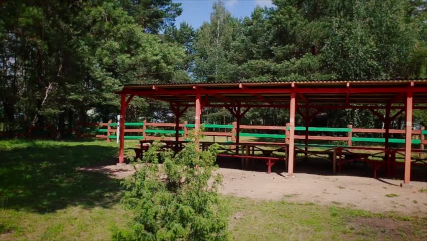 Gazebo in the Woods